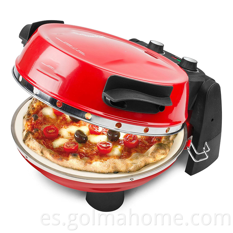 Aparato de cocina Uso en el hogar Máquina para hacer pizza Horno de gas